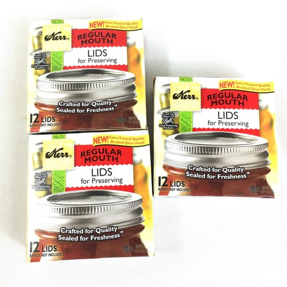 Kerr Regular Mouth Lids 3 Pkg of 12  (36) NWT - Picture 8 of 8